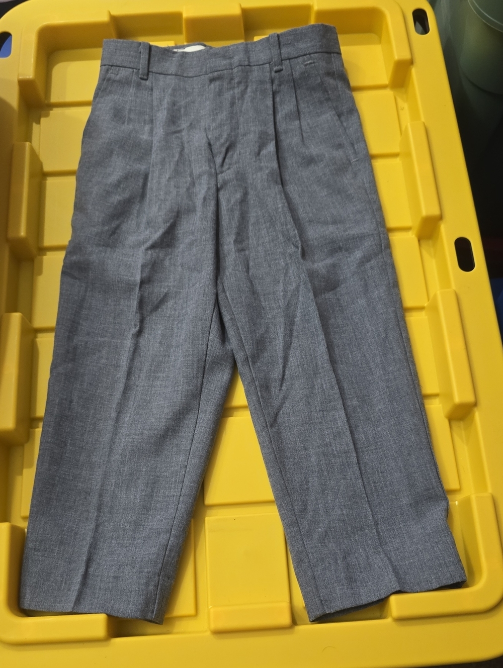 Vintage Boys Christian Dior Jeune Homme Trousers. Grey. 5Slim. New.